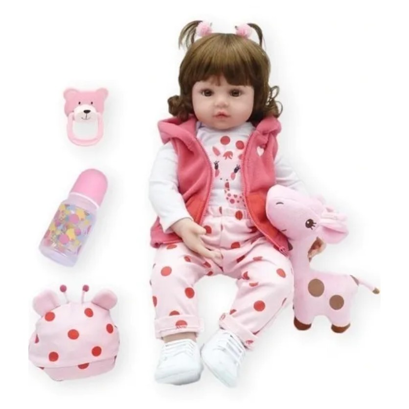 Bebê Reborn Boneca Realista Presente de Natal Shopee Brasil