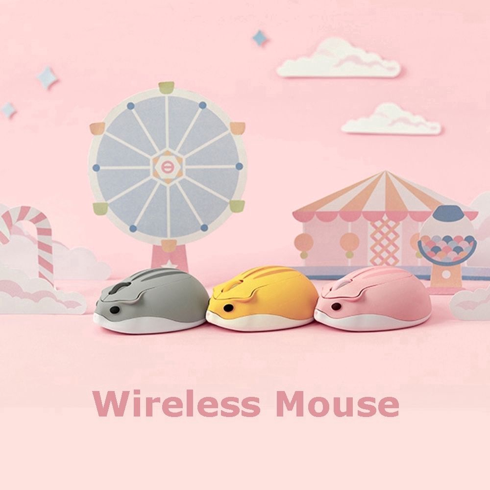 Wireless Mouse USB Optical Computer Mini Cute Cartoon Pink Mouse
