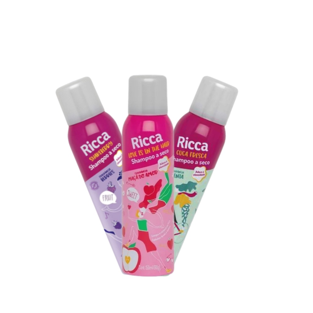 Shampoo A Seco Ricca 150ml Shopee Brasil