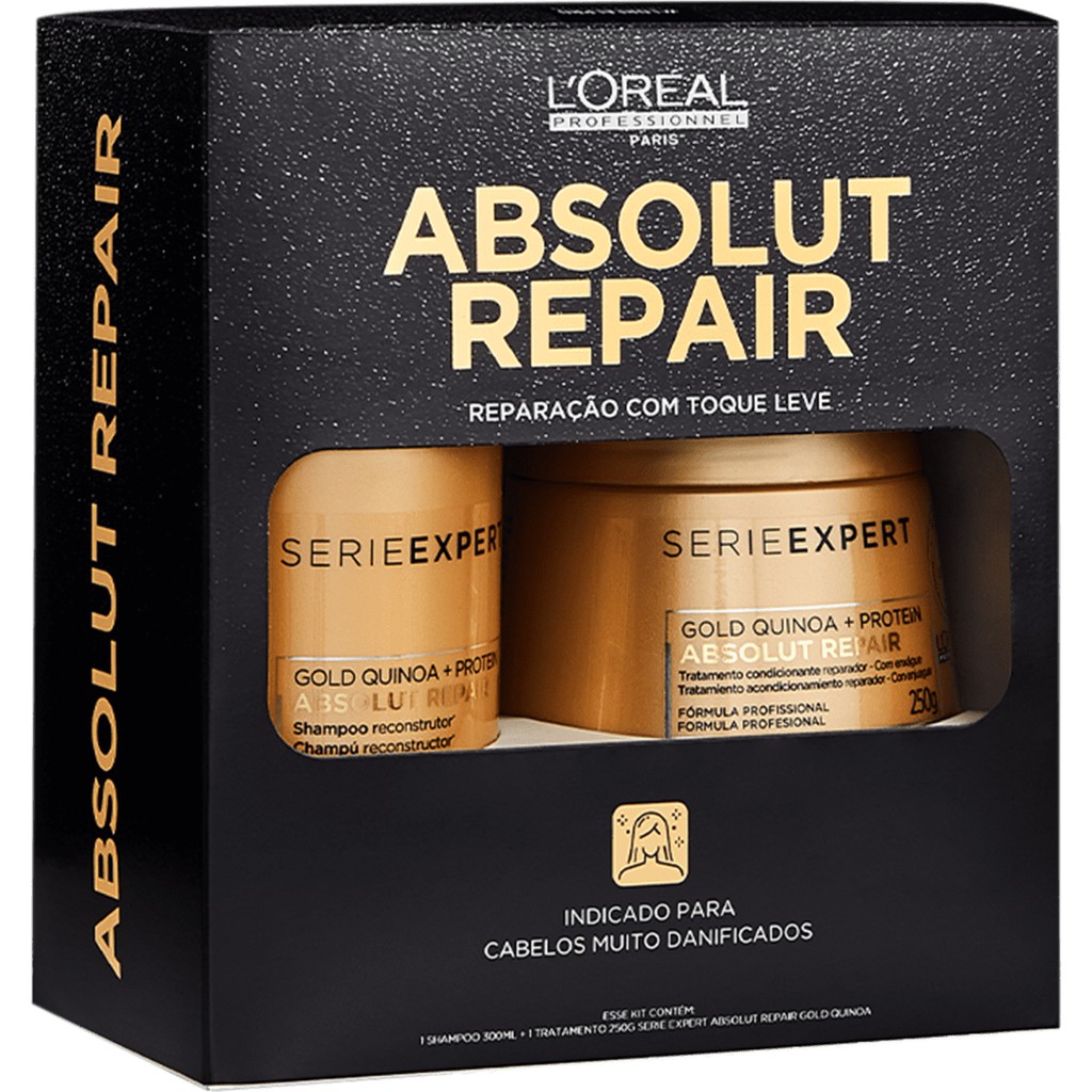 Kit L'Oréal Professionnel Absolut Repair Gold Quinoa + Protein shampoo