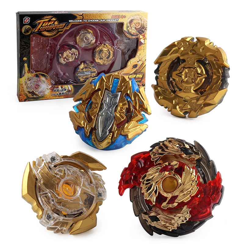Beyblade Fighting Spirit Shock Burst Series B134 B135 Gold Edition 4 Em