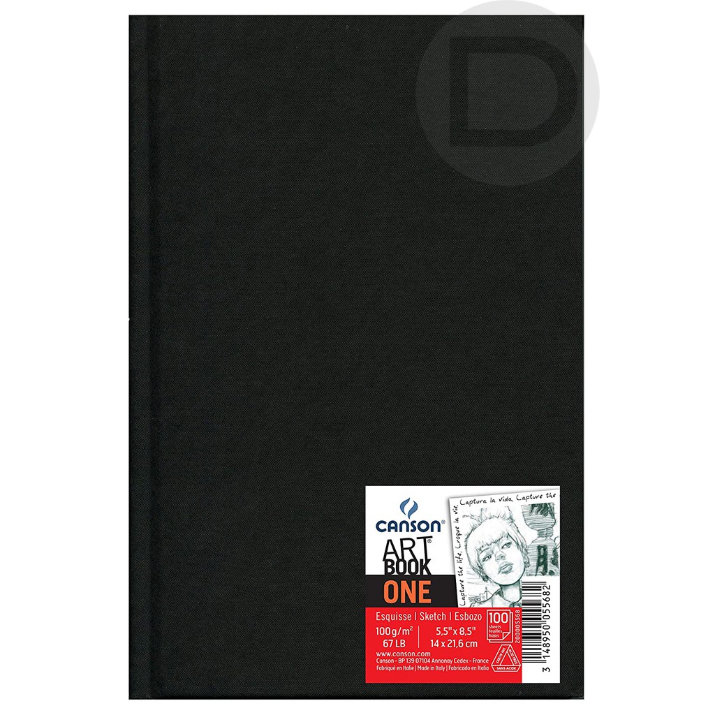 Bloco Sketchbook Canson One 98fls 100g/m2 A5(14,8cmx21cm) Shopee Brasil