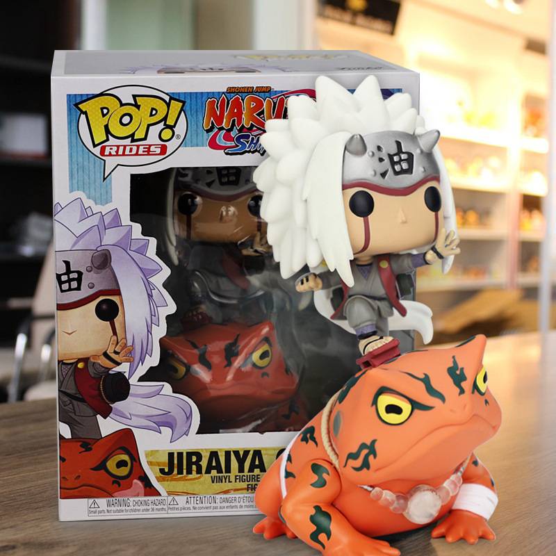 Funko POP Naruto Shippuden Figure Jiraiya Toad Fumita Modelo Decoração
