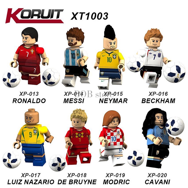 Lego Minifigures World Cup Soccer Building Block Brinquedos Shopee Brasil