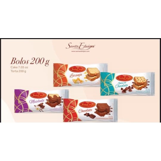 Bolos santa edwiges 200gr Shopee Brasil
