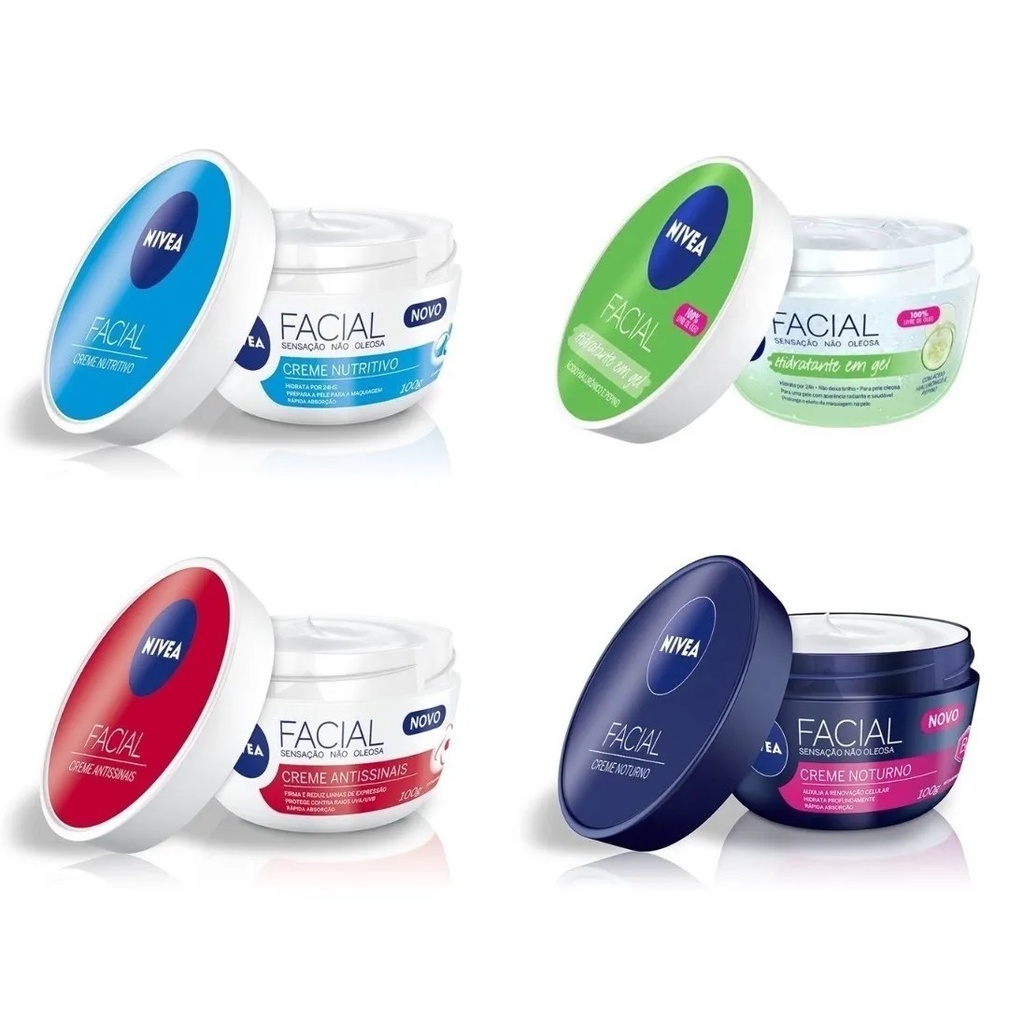 Nivea Creme Facial 5 em 1 Noturno Antissinais Hidratação Nutritivo