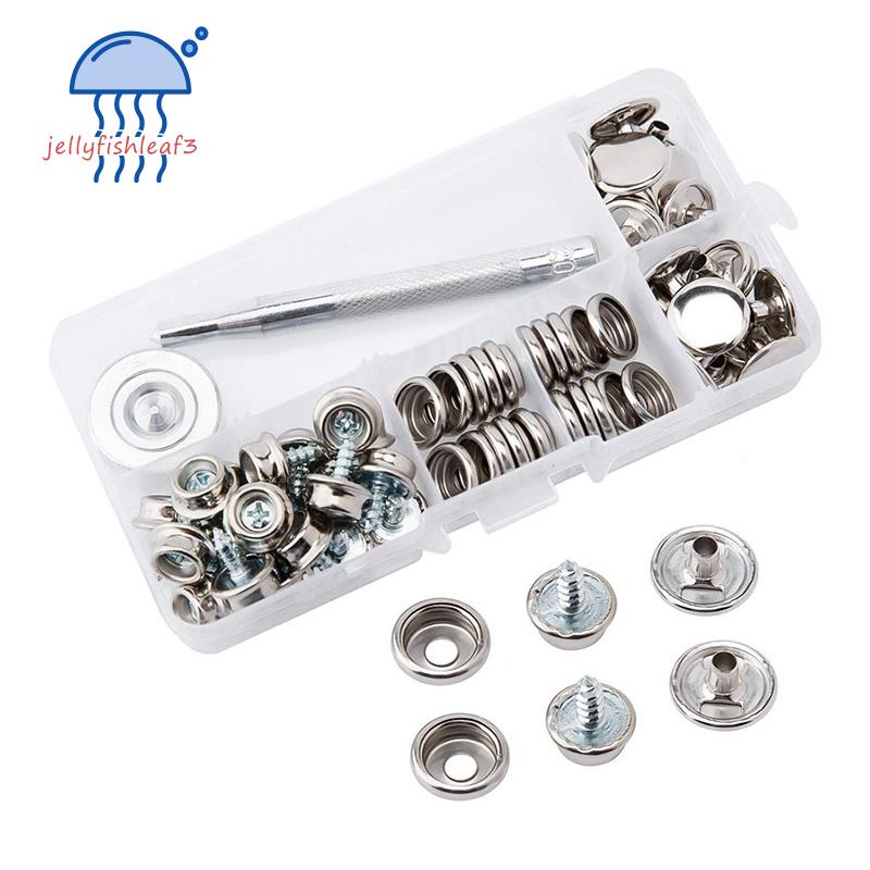 20 Set Canvas Snap Kit Marine Grade Socket Boat Canvas Snaps Fastener