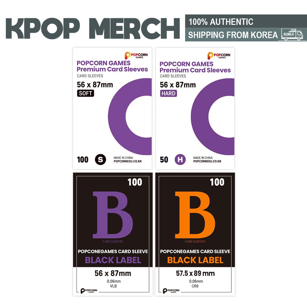 POPCORN GAMES Premium Card Sleeves Shopee Brasil