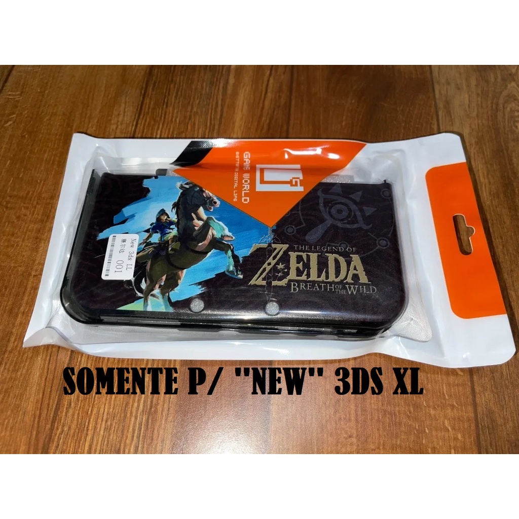 Capa Nintendo New 3ds Xl Infantil Proteção Case Cover Plate Zelda