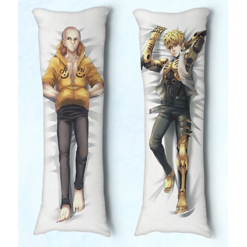Travesseiro de Abraçar Body Pillow Dakimakura Tam 90X30 Anime One Punch
