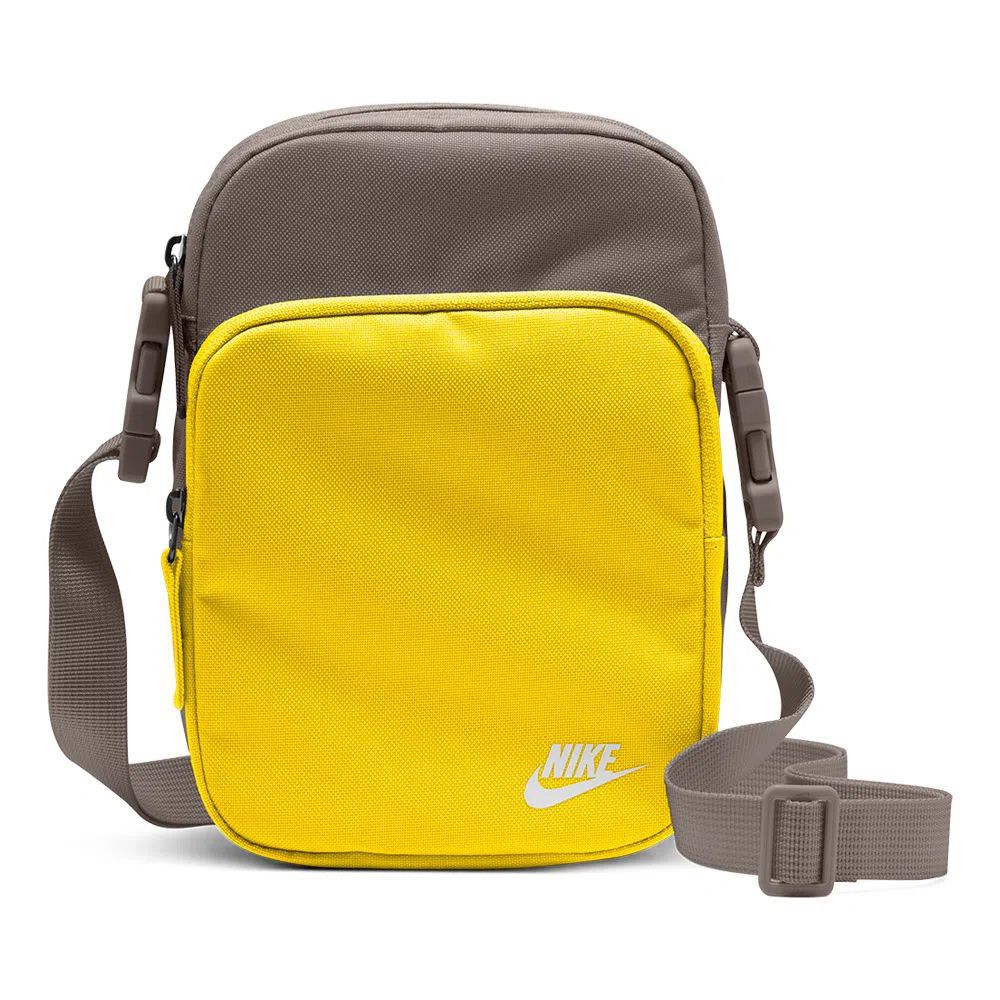 Bolsa Shoulder Bag Nk Heritage Smit 2.0 Amarelo e Cinza Original
