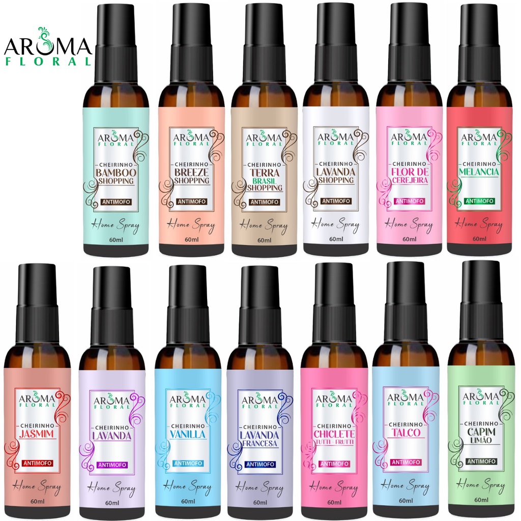 Aromatizador de Ambiente Home Spray Perfume para Papel e Embalagens e