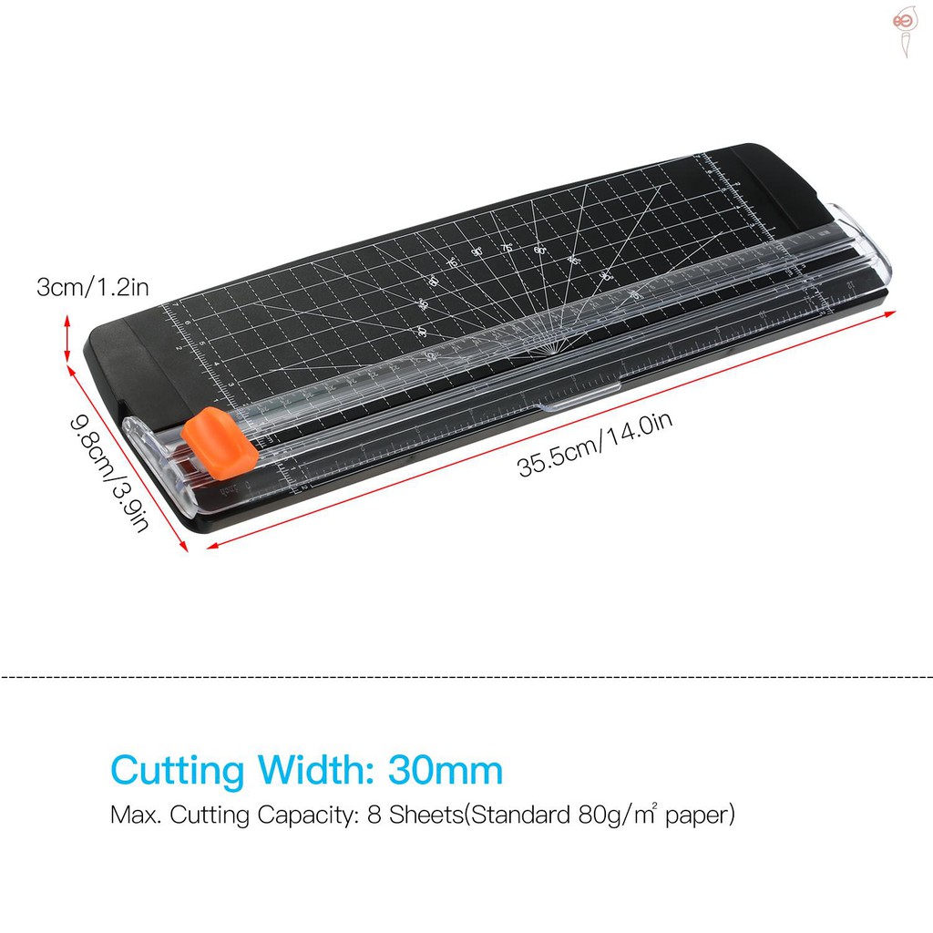Aibecy Portable Paper Trimmer A4 Size Paper Cutter Cutting Machine 12