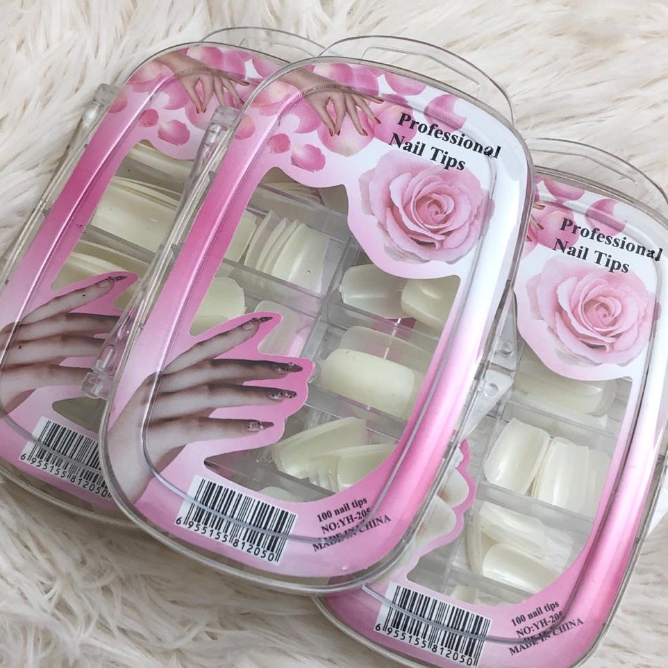 Unha Postiça Cola Professional Nail Tips Importado Shopee