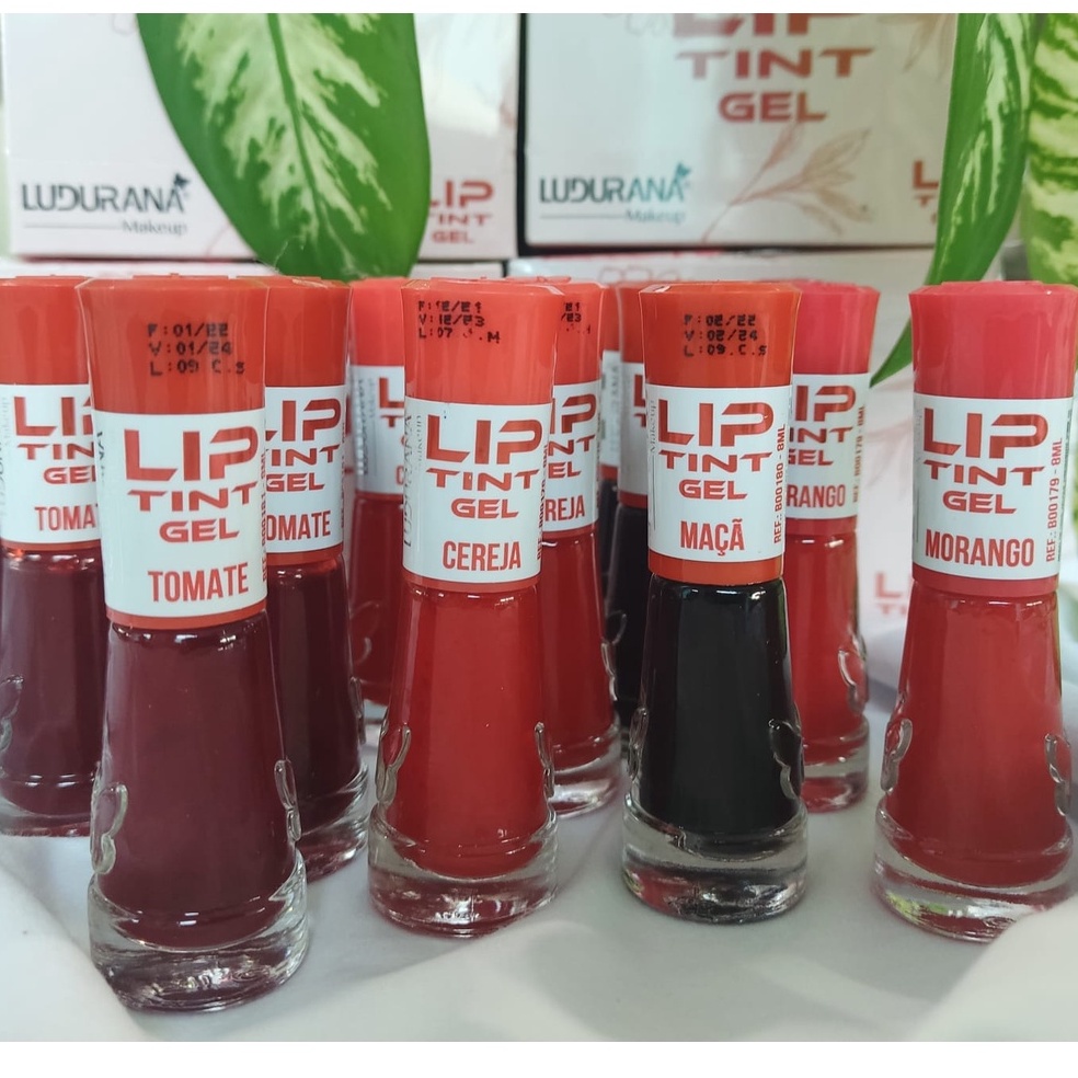 Lip Tint Gel Ludurana Makeup / Cores A Escolher Shopee Brasil
