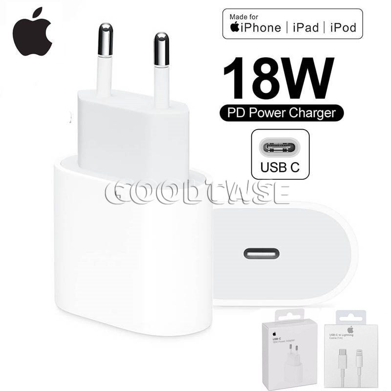 Original 18W PD USB Type C Charger Adapter For iPhone 11