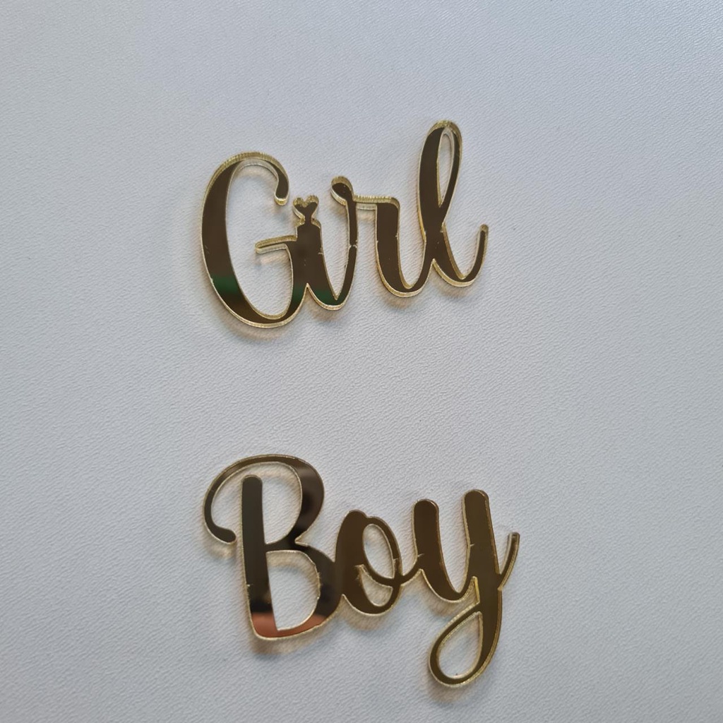 Aplique Boy or Girl Shopee Brasil