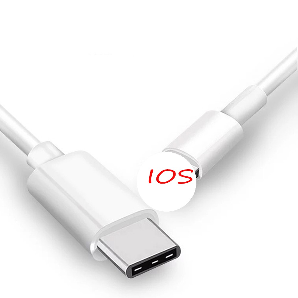 Pd quick charge usb cable for iphone xr xs max x 8 plus usb type c to 8