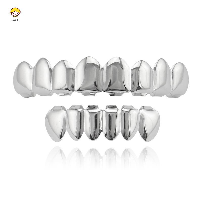 Bottom Mouth Teeth Grills Removable Grillz(sier+white) Shopee Brasil