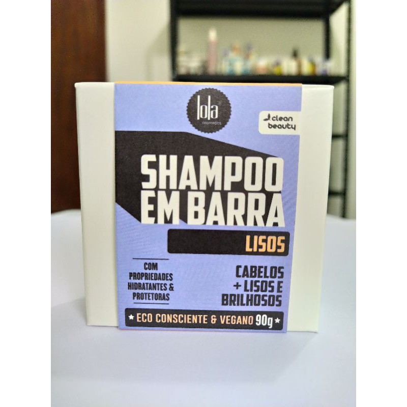 Shampoo em Barra Lisos 90g Lola Cosmetics Shampoo Sólido Lola