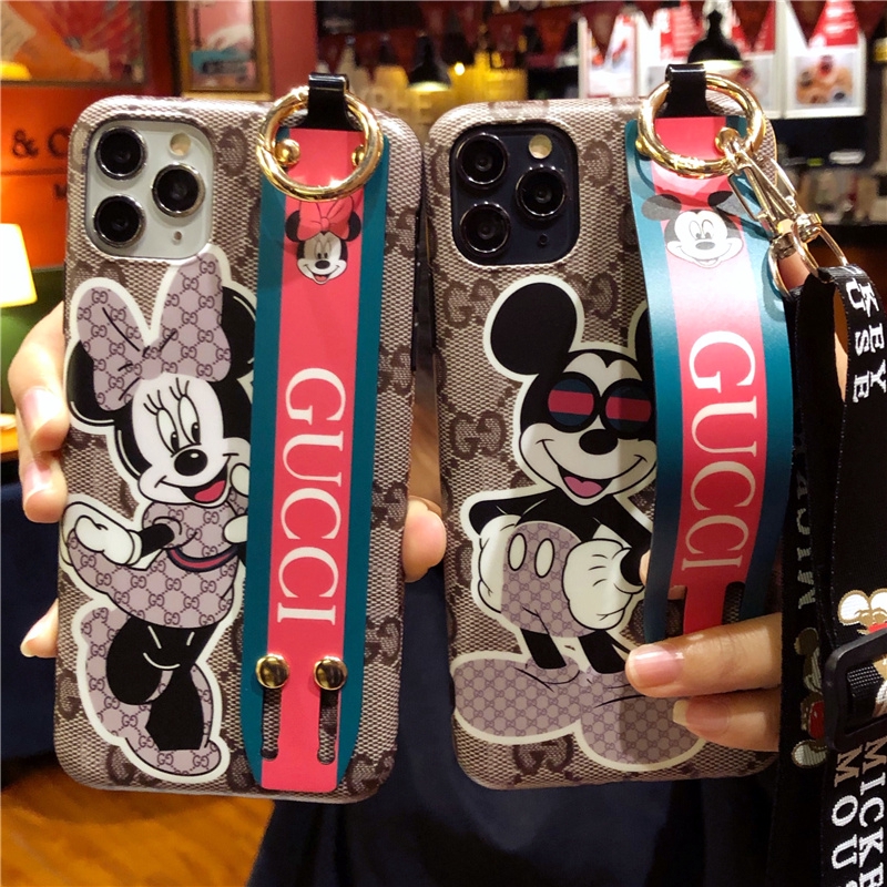Capa De Celular Flexível De Silicone Com Mickey / Minnie
