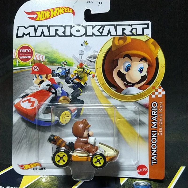 Hot Wheels Mario Kart Tanooki Mario Standart Kart Shopee Brasil