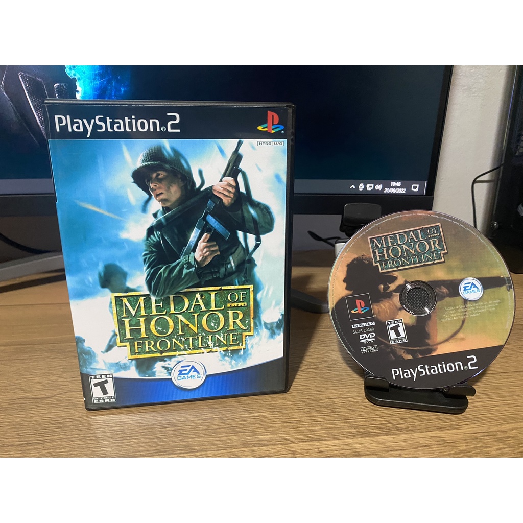 Medal of Honor Frontline Ps2 Game Mídia Física Jogo Original