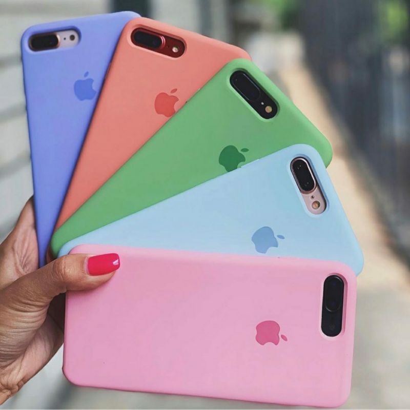 Case Capa Capinha Aveludada Apple iPhone 8 Plus Shopee