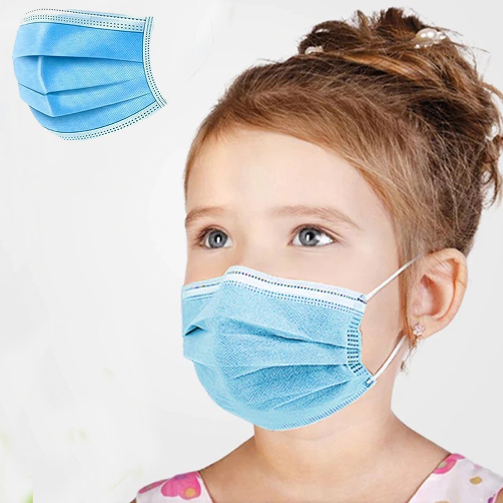 kit 5 a 10 máscara infantil criança tripla Máscaras De Proteção