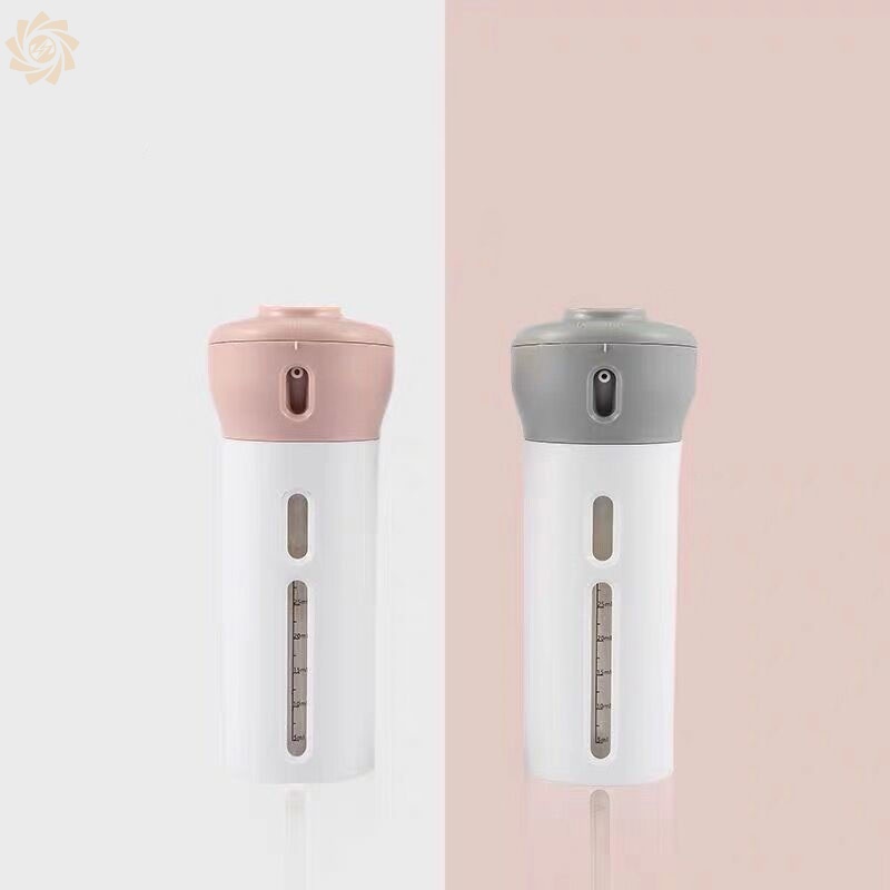 Dispenser Portatil 4 Em 1 Garrafa De Viagem Para Locao Shampoo Gel