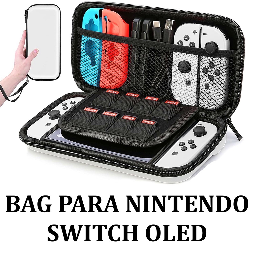 Bag Nintendo Switch Oled Case Capa Estojo Travel deluxe colors Excelent