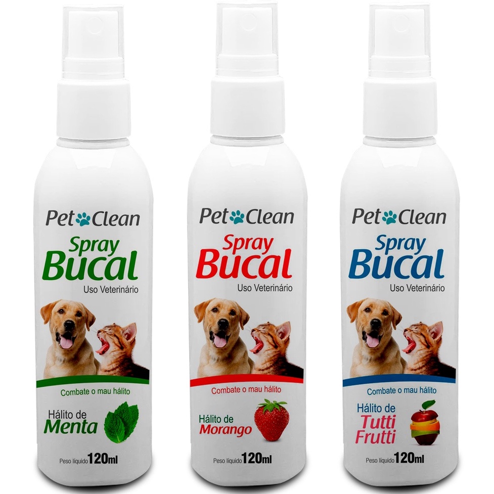 Spray Bucal para Cachorro e Gato Pet Clean Shopee Brasil