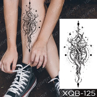 À Prova D 'Água Adesivo Tatuagem Temporária Linha Geometria Raposa Lobo Panda Tatuagens Veados Flores Arte Do Corpo Braço Manga Falsa Tatoo Mulheres Homens | Shopee Brasil 320_x_320_jpg