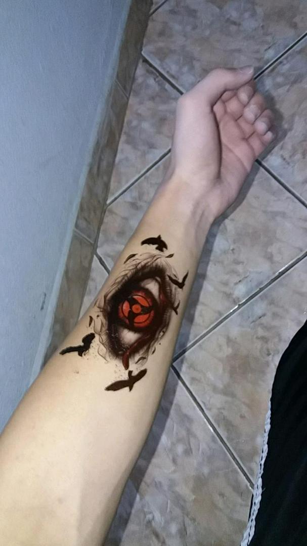 Tatuagem Temporária Naruto À Prova D'água Anime Feminino Masculino Grande Pequeno Na Mão Braço E Escrita Dos Desenhos Animados Kaleidcópio | Shopee Brasil 1080_x_607_jpg