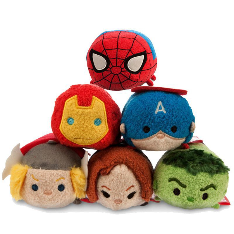 Tsum Tsum Plush Toy The Avengers Spiderman Loki Captain America Ironman
