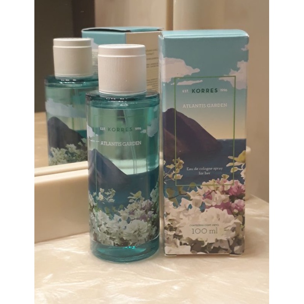 Perfume feminino Est. KORRES 1996 Atlantis Garden 100ml Shopee Brasil