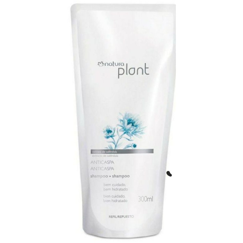 Natura Plant Refil Shampoo Anti Caspa, 300ml Shopee Brasil