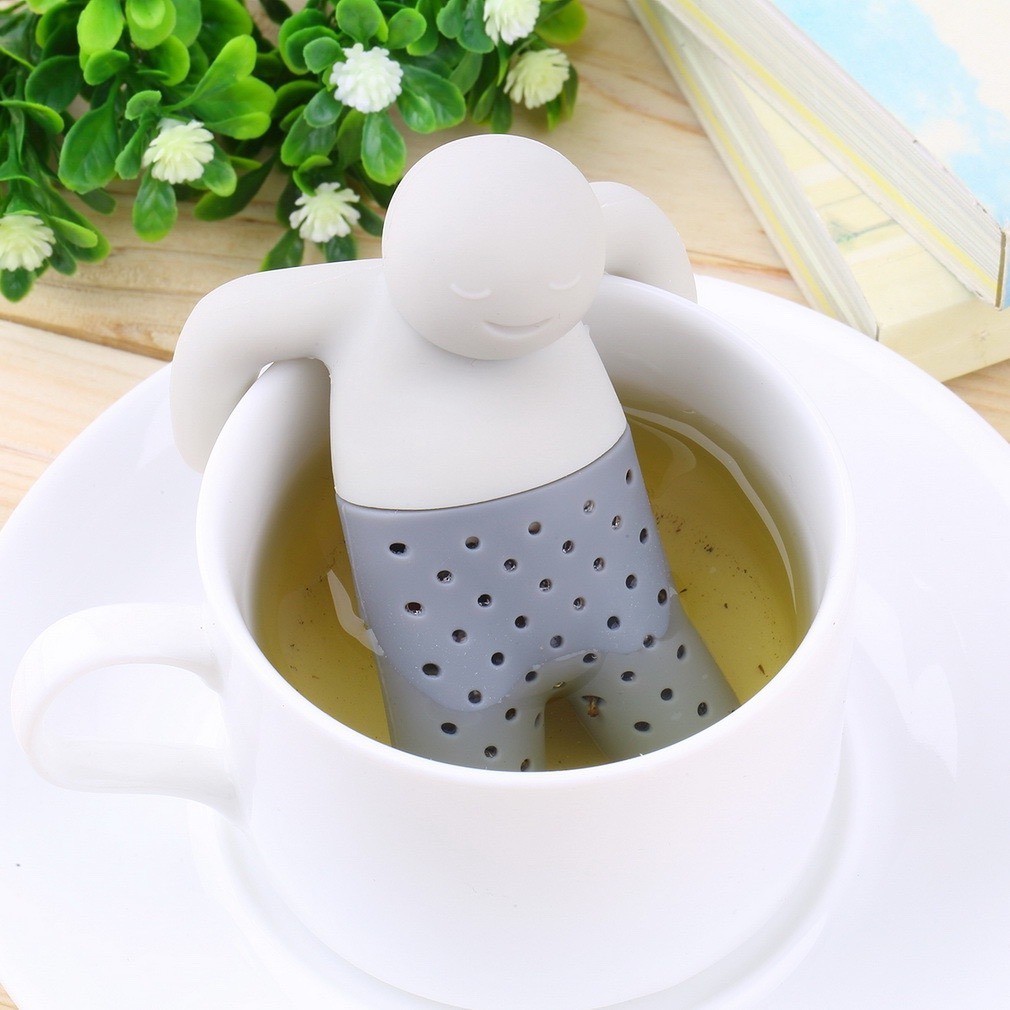 Infusor De Chá Em Silicone Boneco Mr. Tea Divertido Shopee Brasil