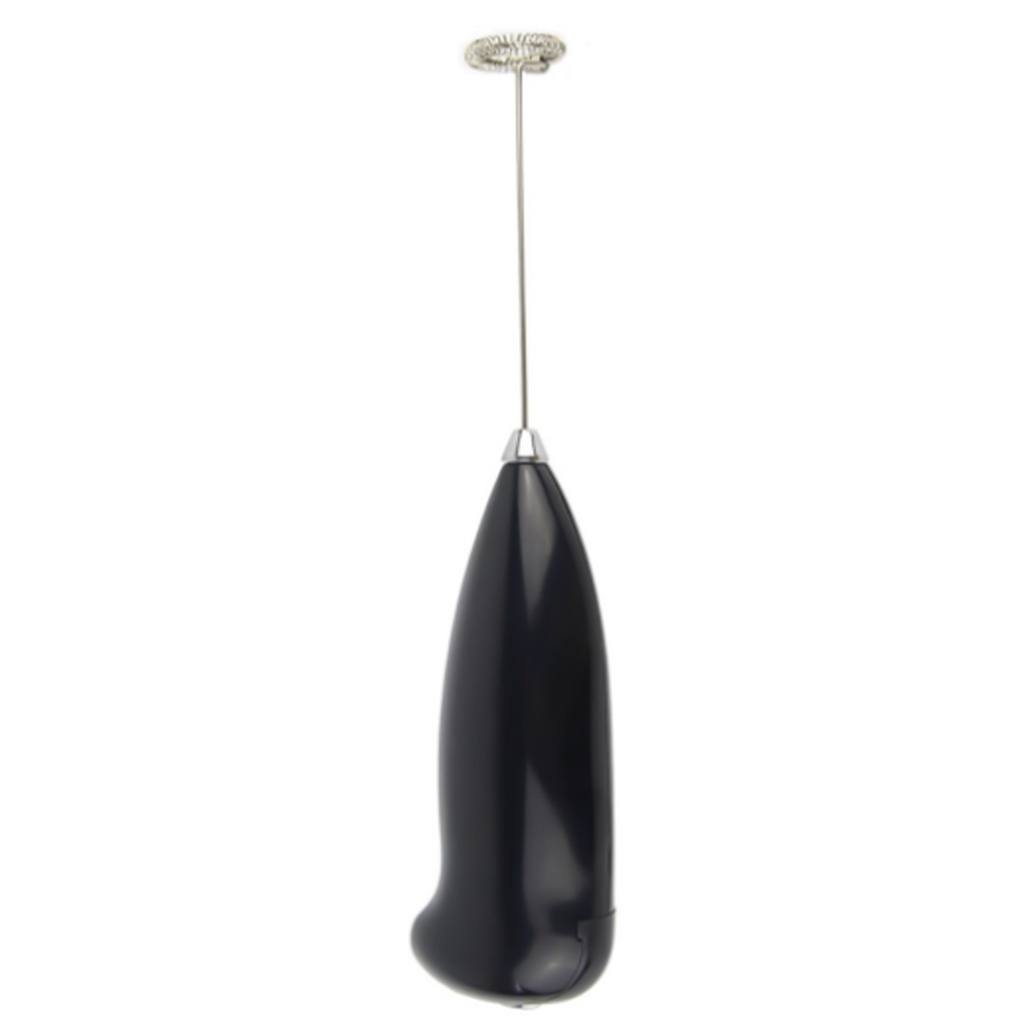 Misturador Mexedor De Bebidas Elétrico Inox Leite Whey Pilha Shopee