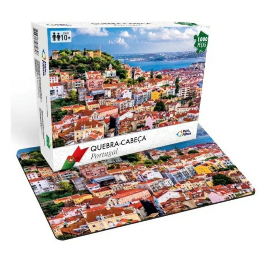 Quebracabeça Puzzle 1000 Peças Portugal Shopee Brasil