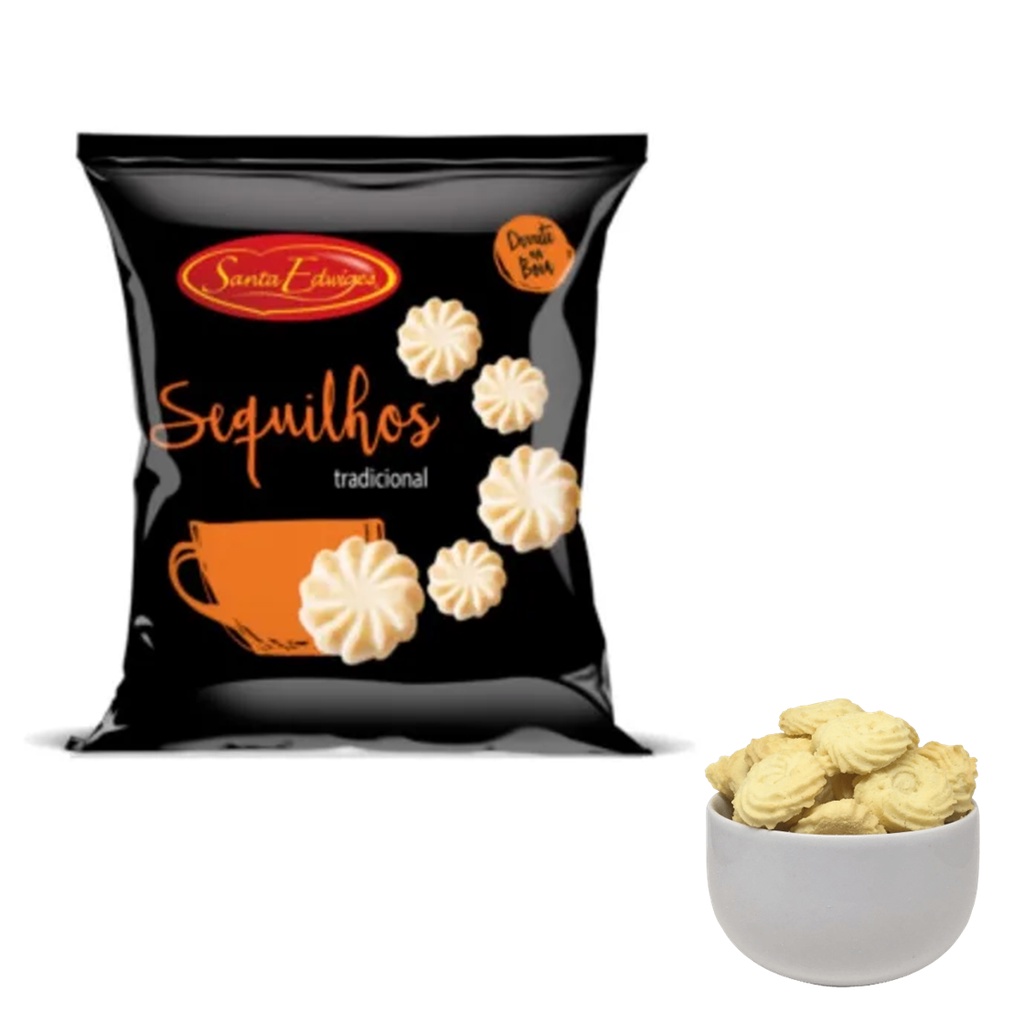 Biscoito Bolacha Lanchinho Escolar Sequilho Tradicional 100g Santa