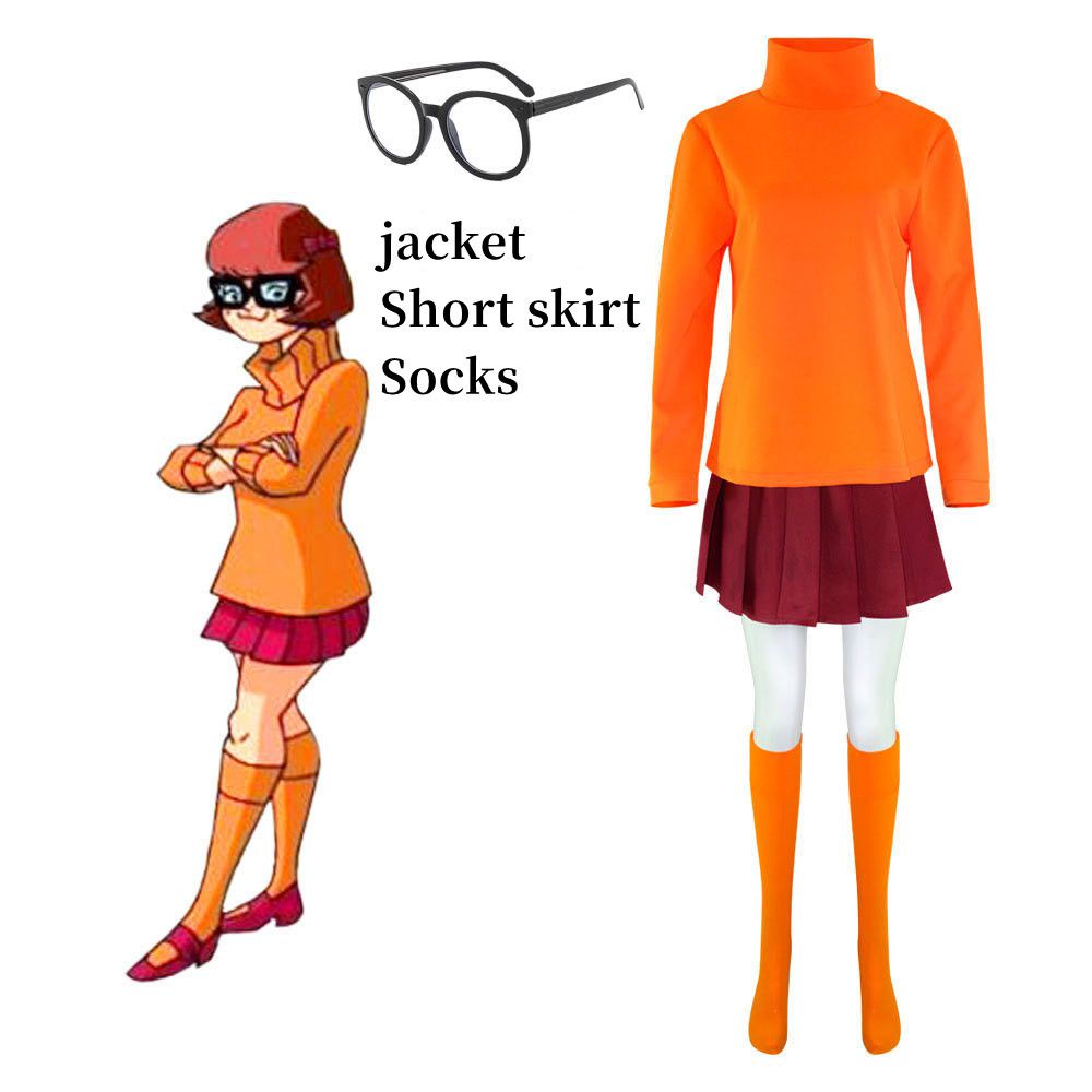 Velma Costume For Girls Scooby Doo ubicaciondepersonas.cdmx.gob.mx