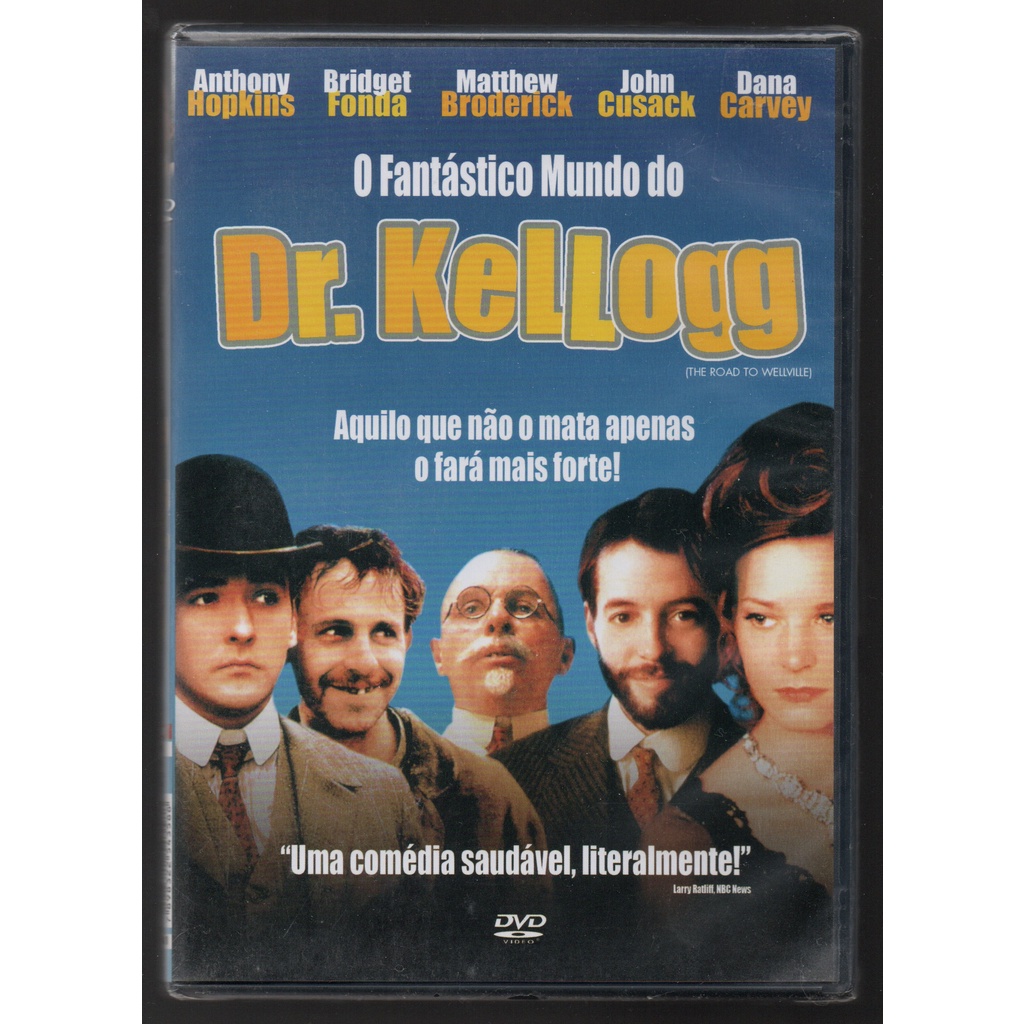 Dvd O Fantástico Mundo Do Dr. Kellogg Antony Hopkins + Bridget Fonda