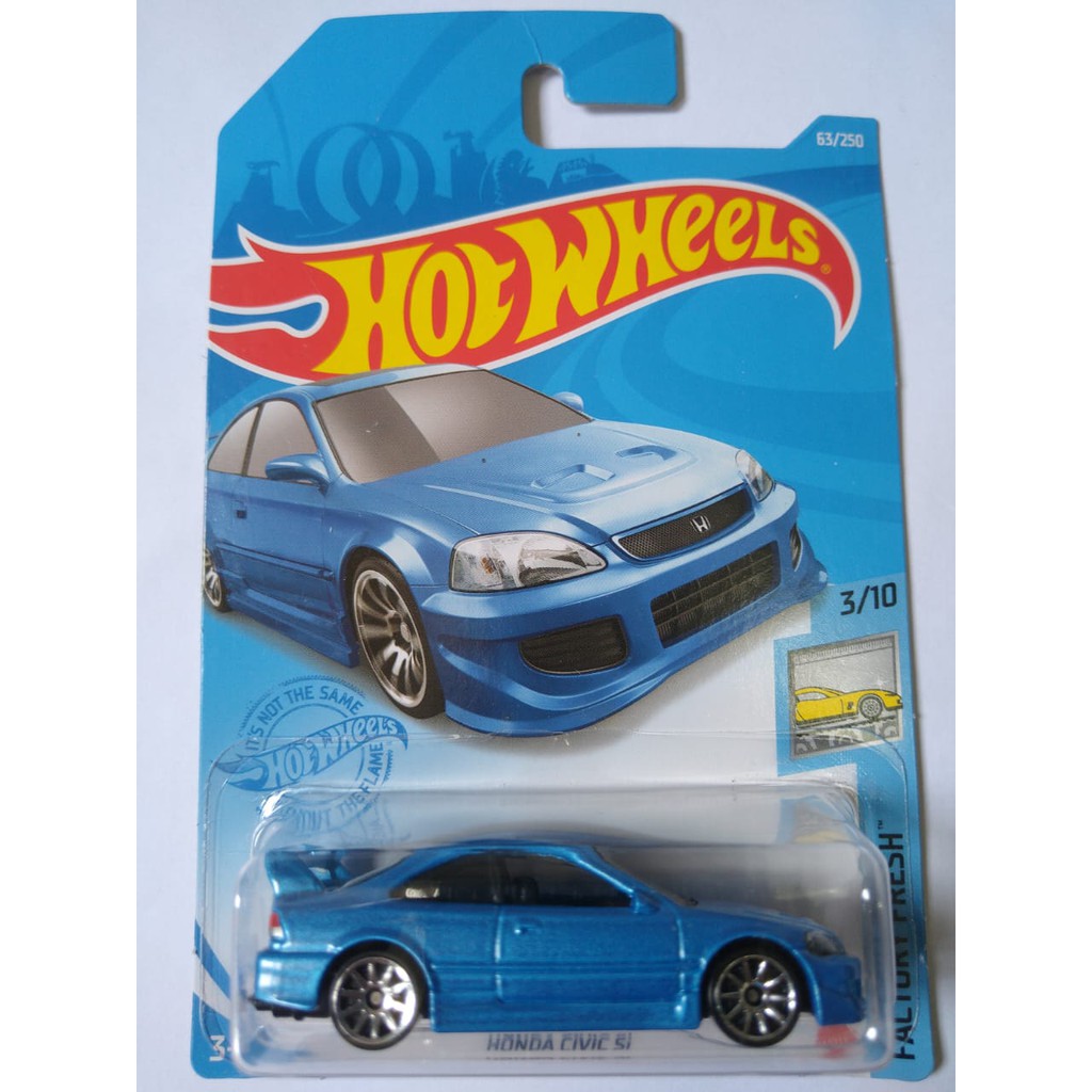 Hot Wheels Honda Civic Si Factory Fresh Shopee Brasil