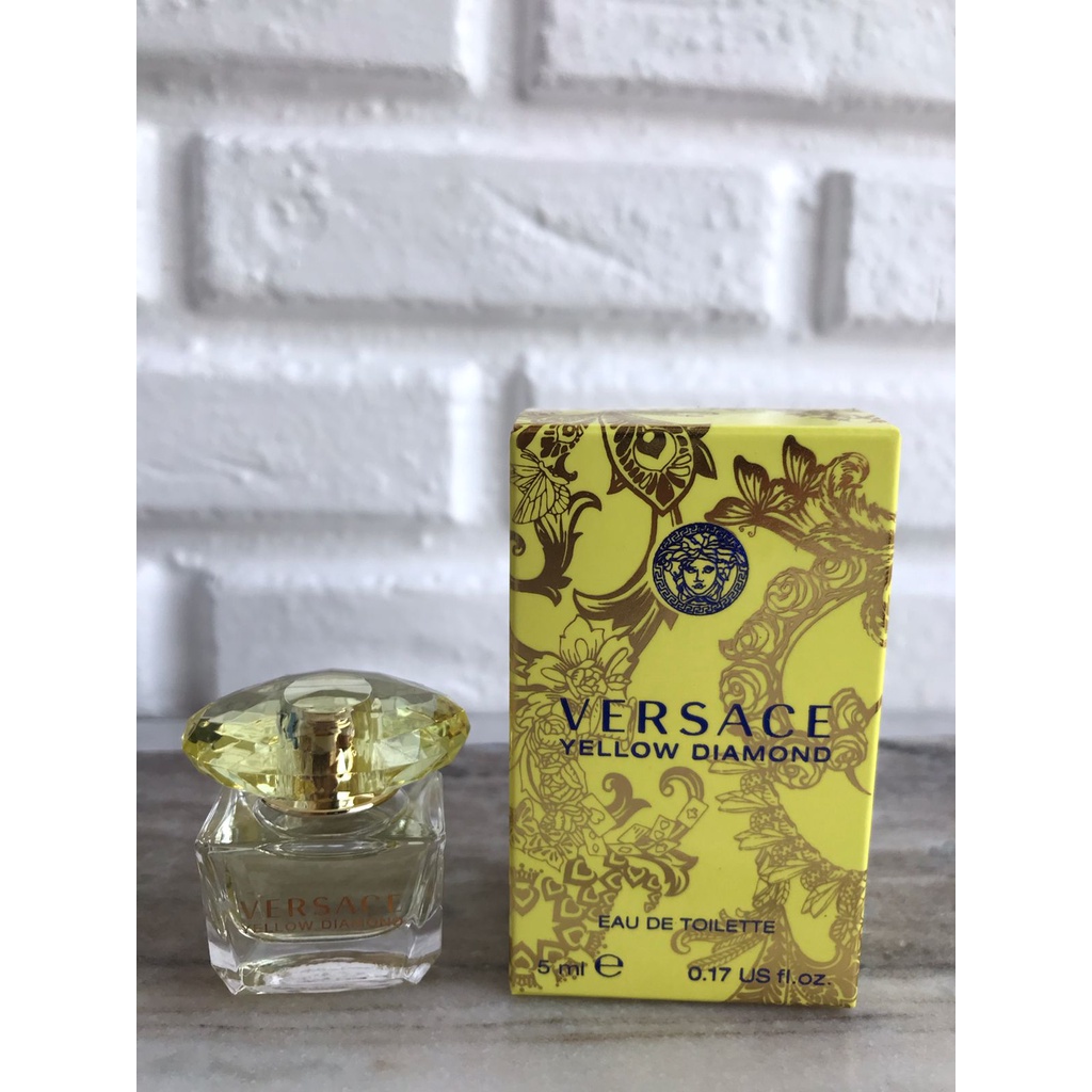 Miniatura Versace Yellow Diamond 5ML Shopee Brasil