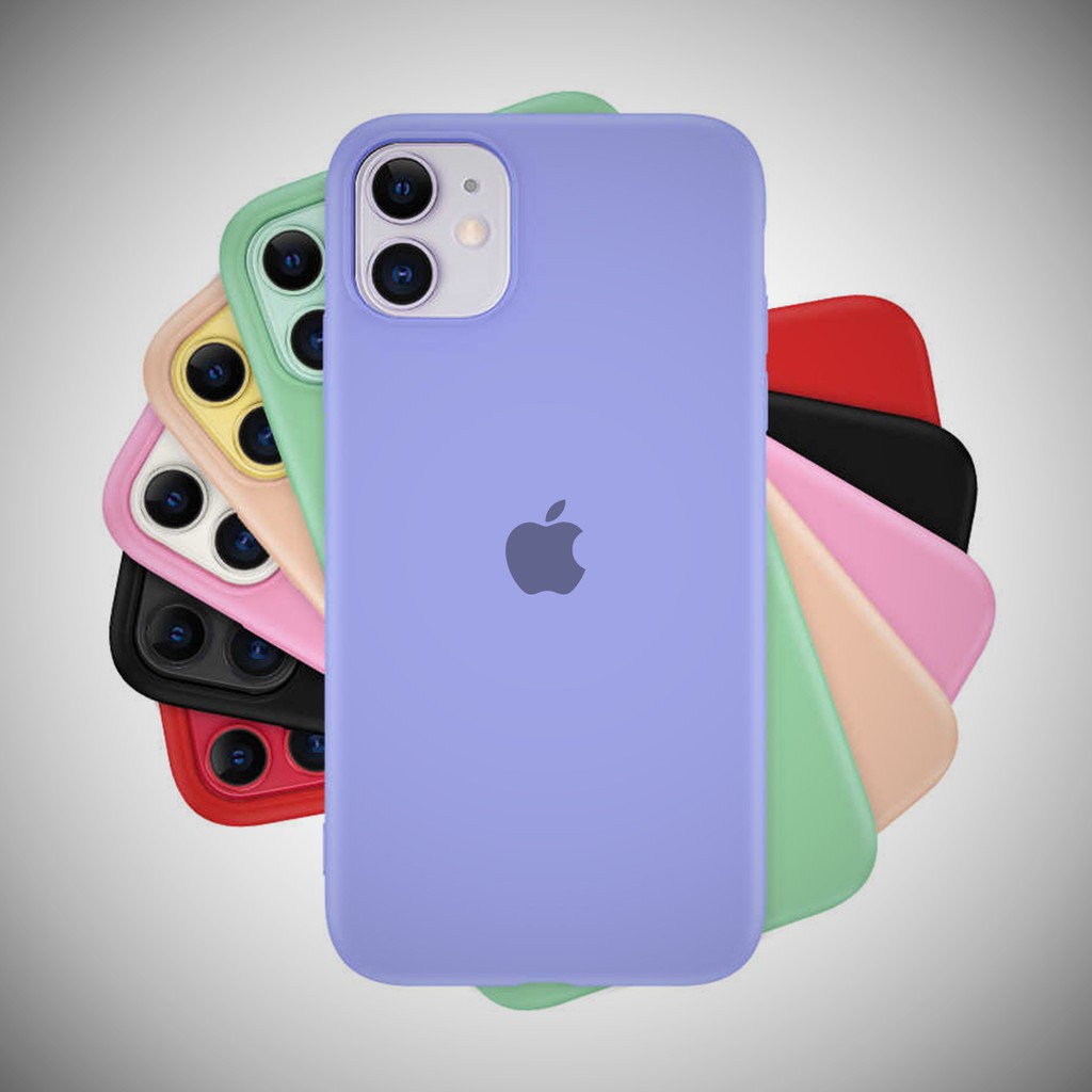 Capa Silicone iPhone 11 Normal (6.1") Case com Interior Aveludado