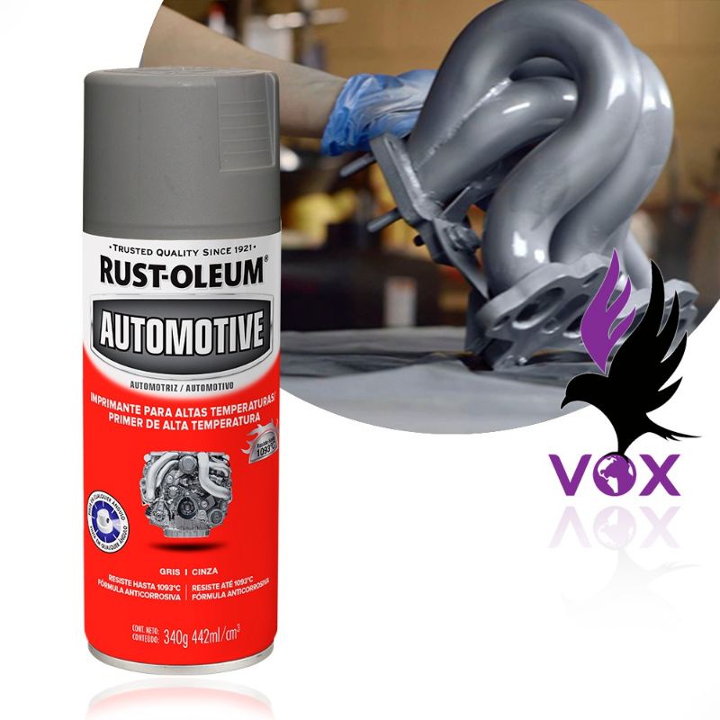 Tinta Spray Primer Para 1093°c (2000°f) Cor Cinza Rust Oleum Shopee