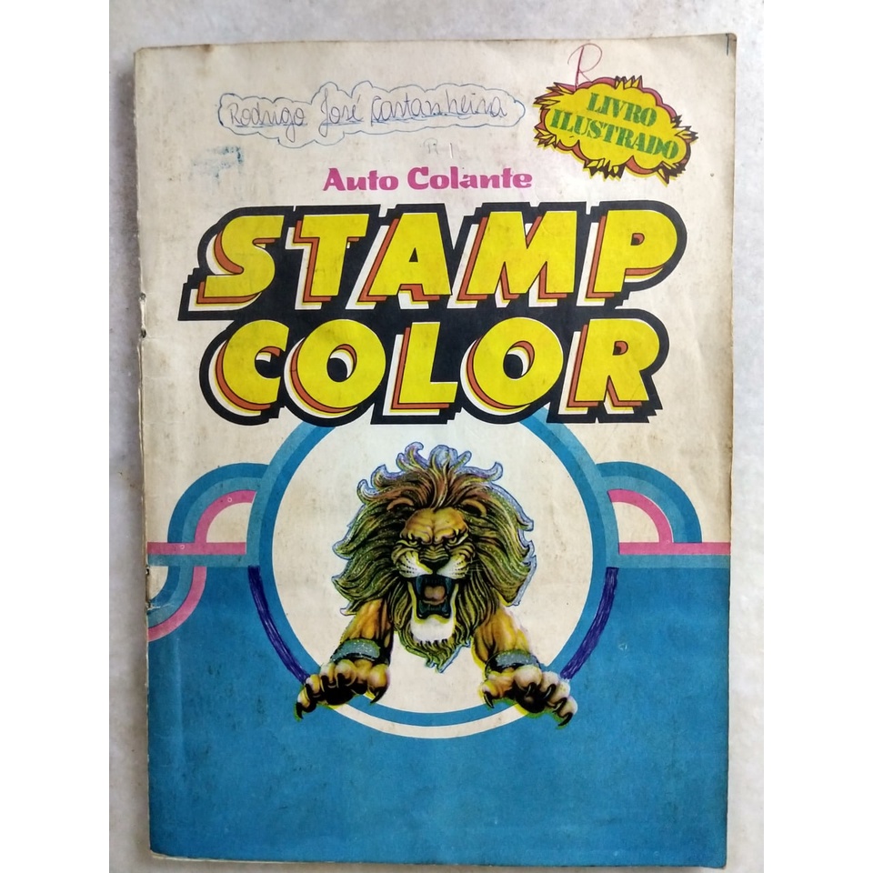 Stamp Color ÁLBUM DE FIGURINHAS LIVRO ILUSTRADO