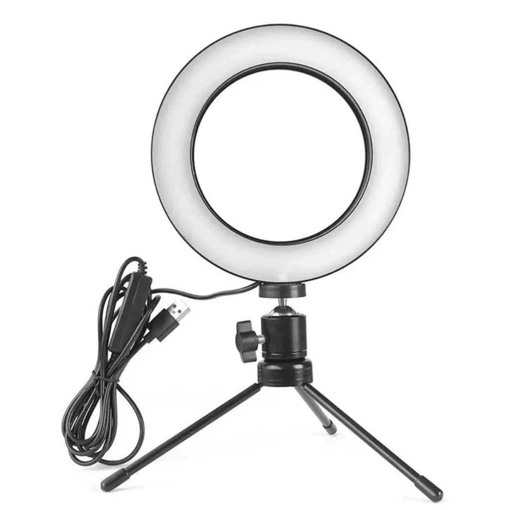 Iluminador Ring Ligth De Led 6 Polegadas 3200k A 5600k promoçăo