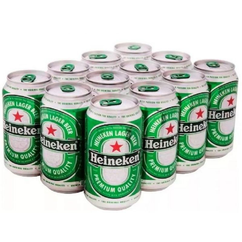 kit Cerveja Heineken Lata 350 Ml Lager 2 Caixa Com 12 Unidades Shopee